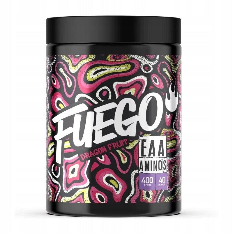 FUEGO EAA 400G DRAGON FRUIT AMINO ACIDS REGENERATION BCAA Muscle Mass