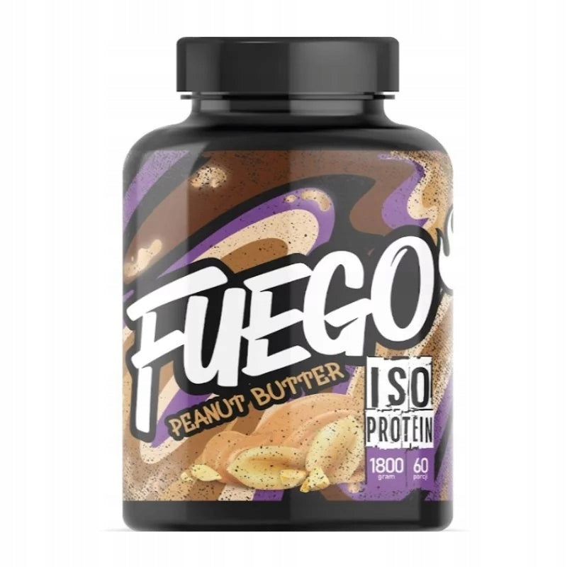 FUEGO ISO PROTEIN 1800 G PEANUT BUTTER WPI ISOLATE