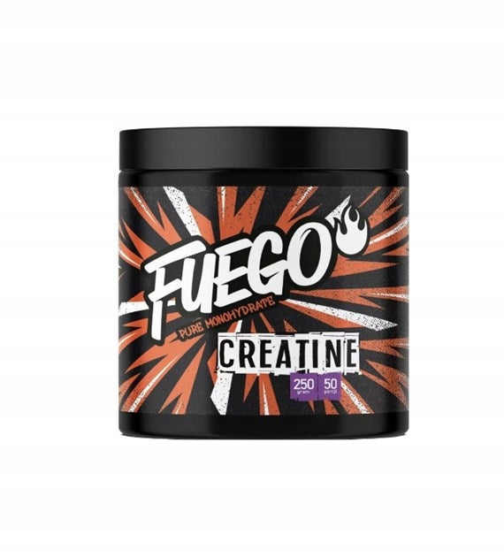 FUEGO PURE MONOHYDRATE 250G PURE CREATINE MONO Packaging status original