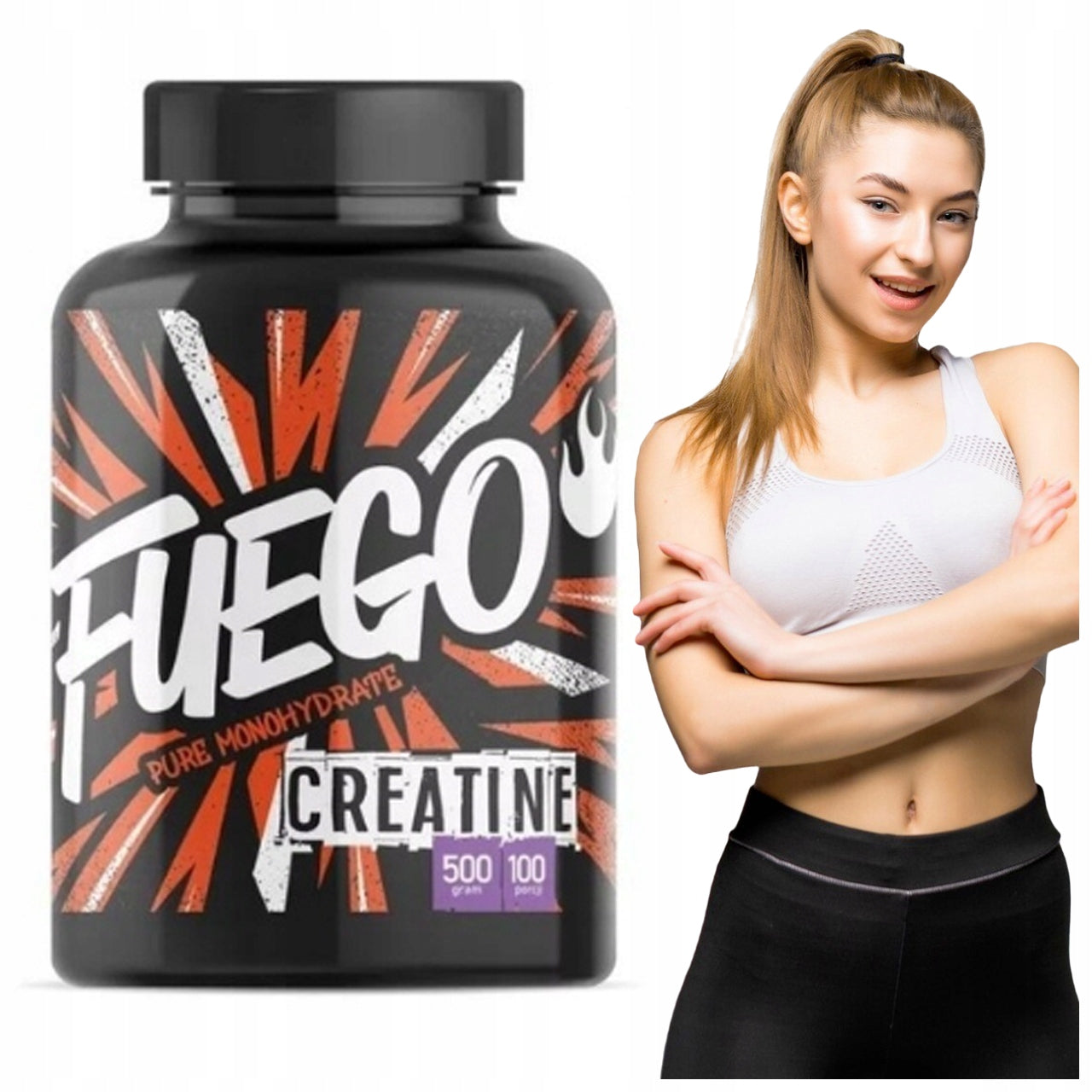 FUEGO PURE MONOHYDRATE 250G PURE CREATINE MONO