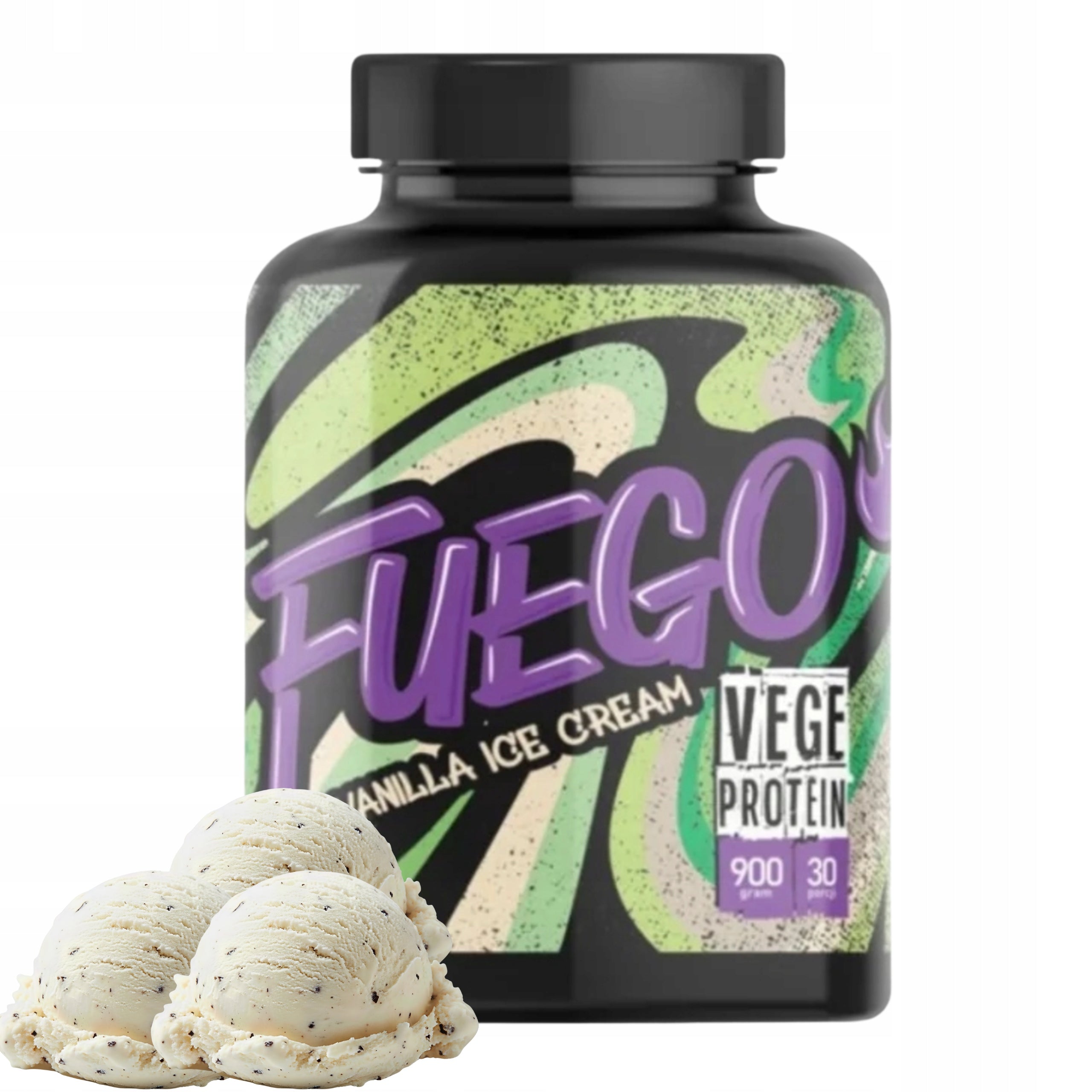 FUEGO VEGE PROTEIN 900 G VANILLA DELICIOUS Vegetable Protein