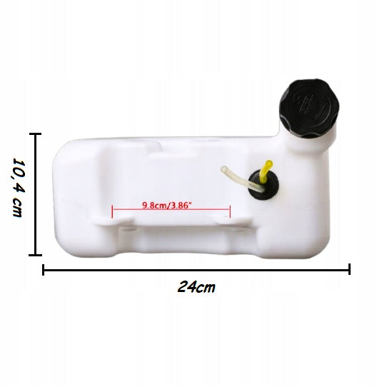 FUEL TANK FOR COMBUSTION SCYTHE + FILTER HOSE SET Type filter