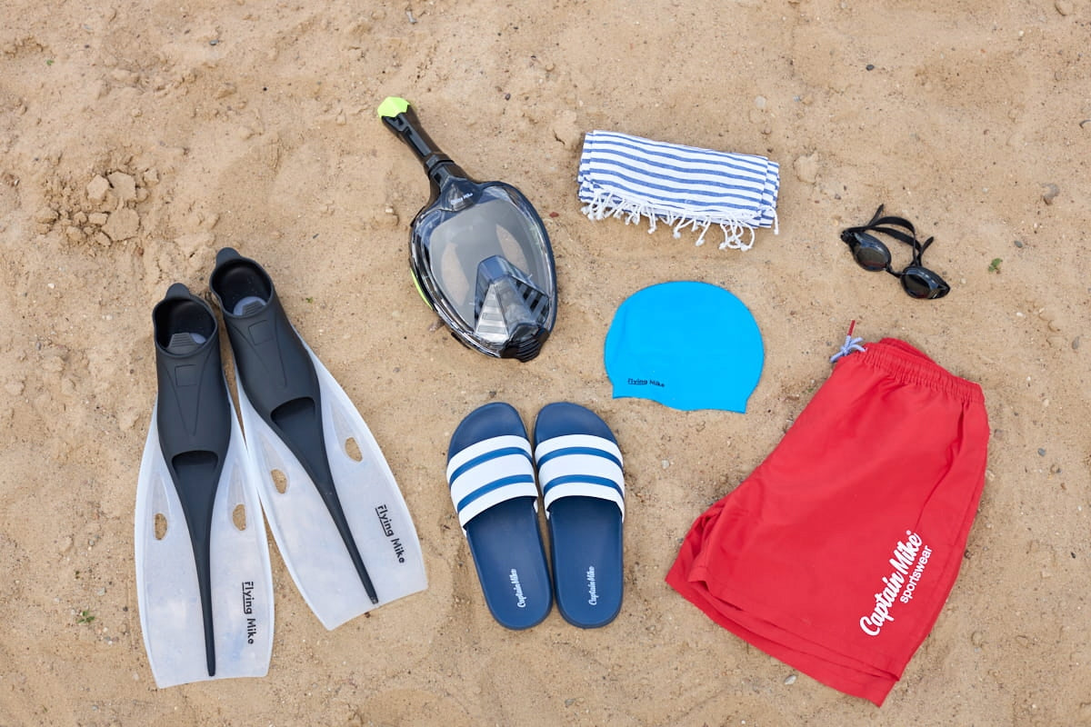 FULL FACE DIVE Mask FOR WHOLE FACE snorkeling WITH SNORKEL S/M Model pełnotwarzowa, składana