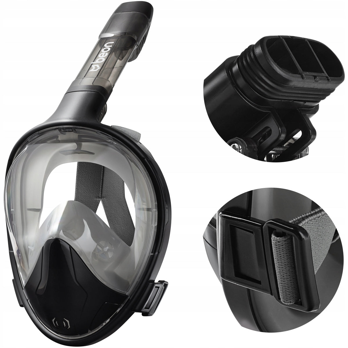 FULL FACE DIVING MASK FOR SNORKELING L/XL