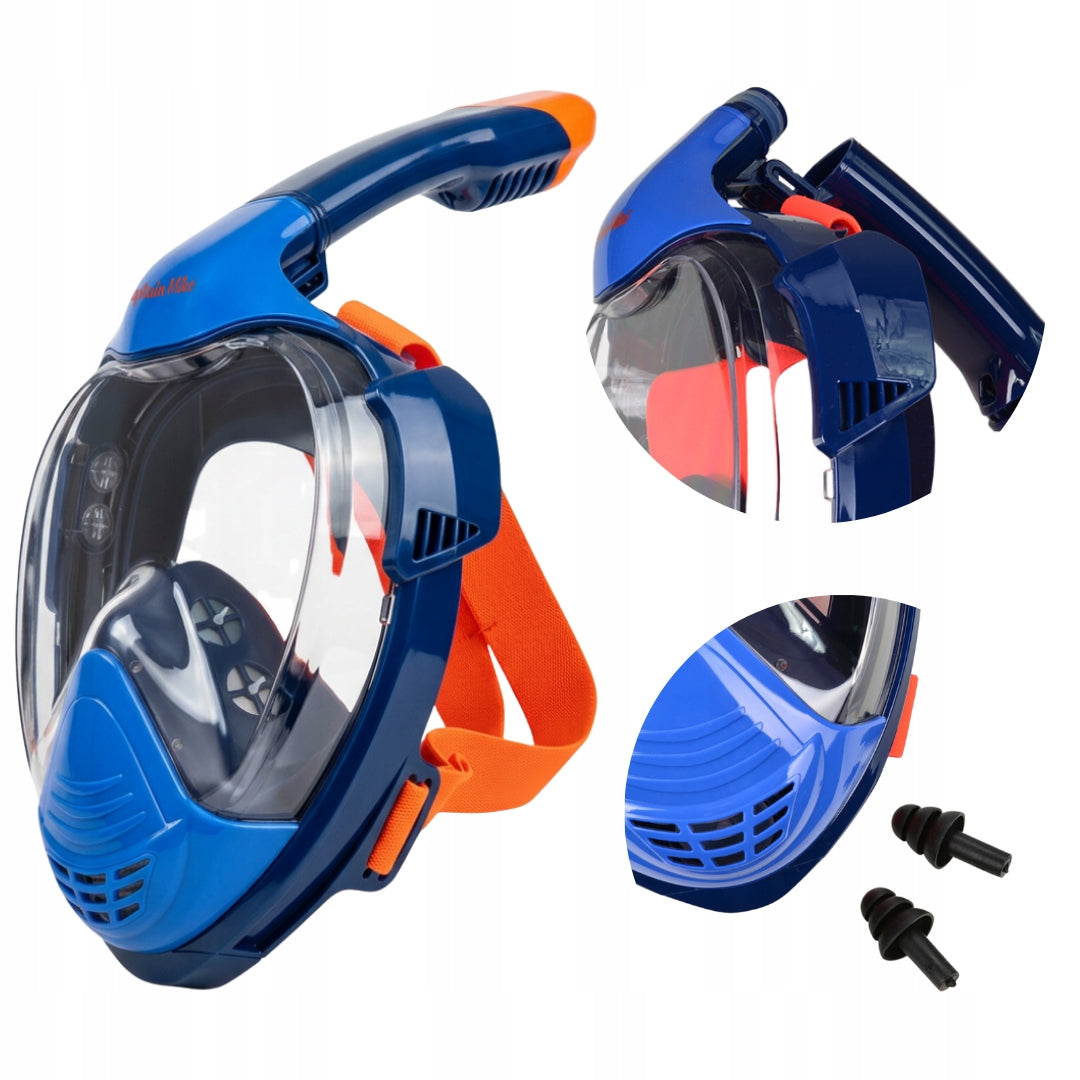FULL FACE DIVING MASK FOR WHOLE FACE snorkeling DOES NOT EVAPORATE L/XL