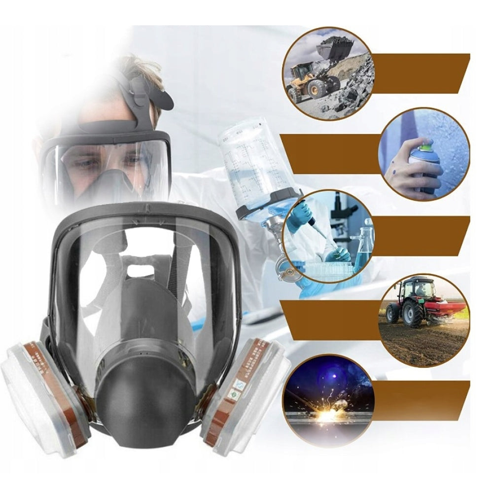 FULL FACE MASK 6800 SET CHEMICAL SPRAY PAINTING SET Manufacturer code 250224GW22Q