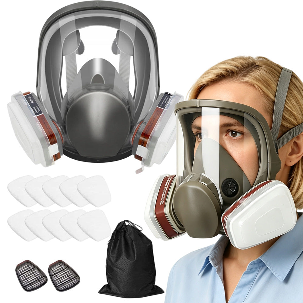 FULL FACE MASK 6800 SET CHEMICAL SPRAY PAINTING SET
