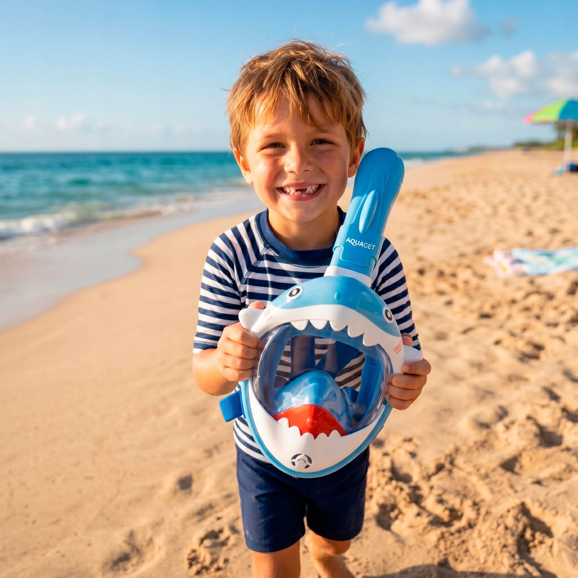 FULL FACE MASK FOR CHILDREN FOR SNORKELING FULL FACE Kind full face for children with tube
