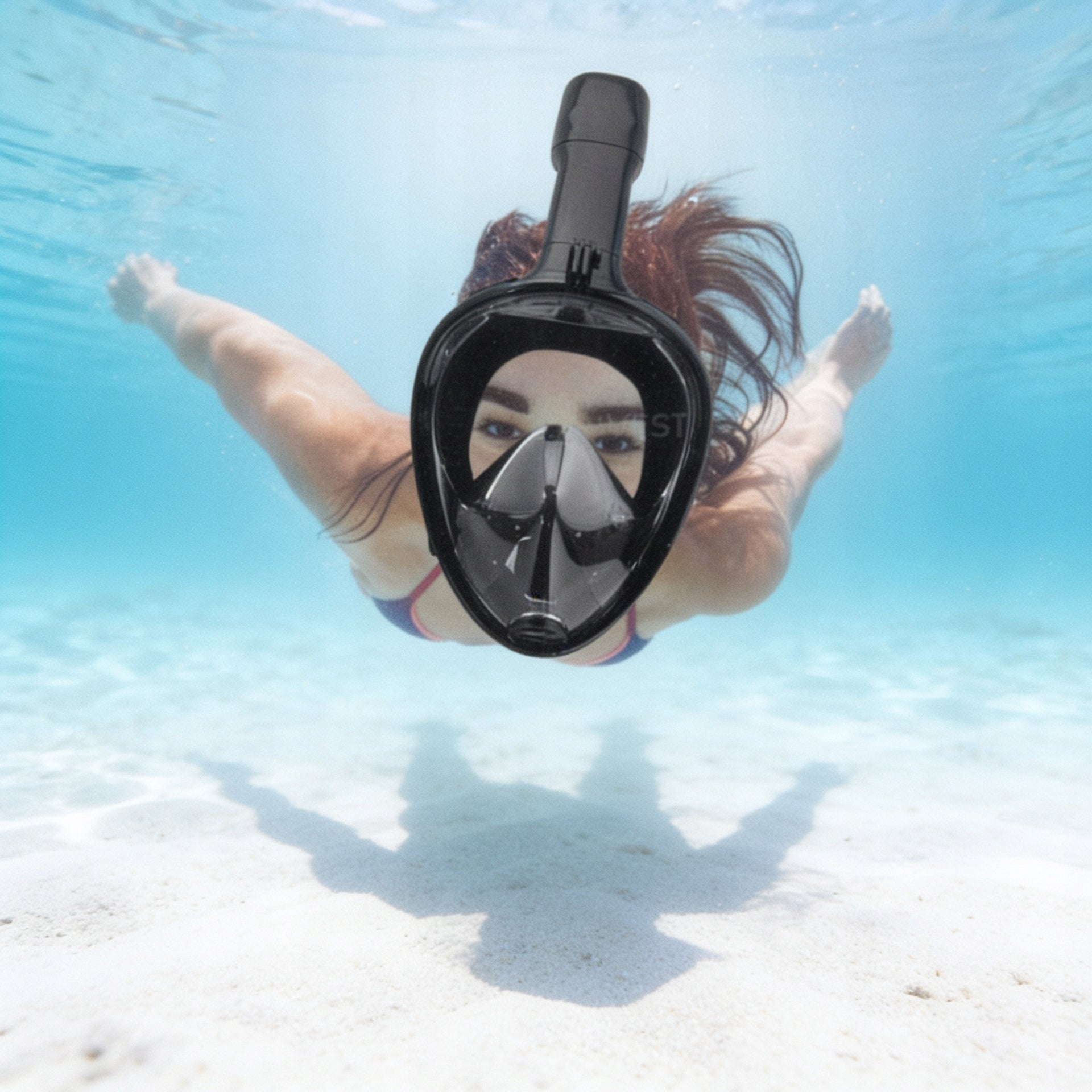 FULL FACE MASK FOR DIVING SNORKELING FULL FACE L/XL Packaging status original