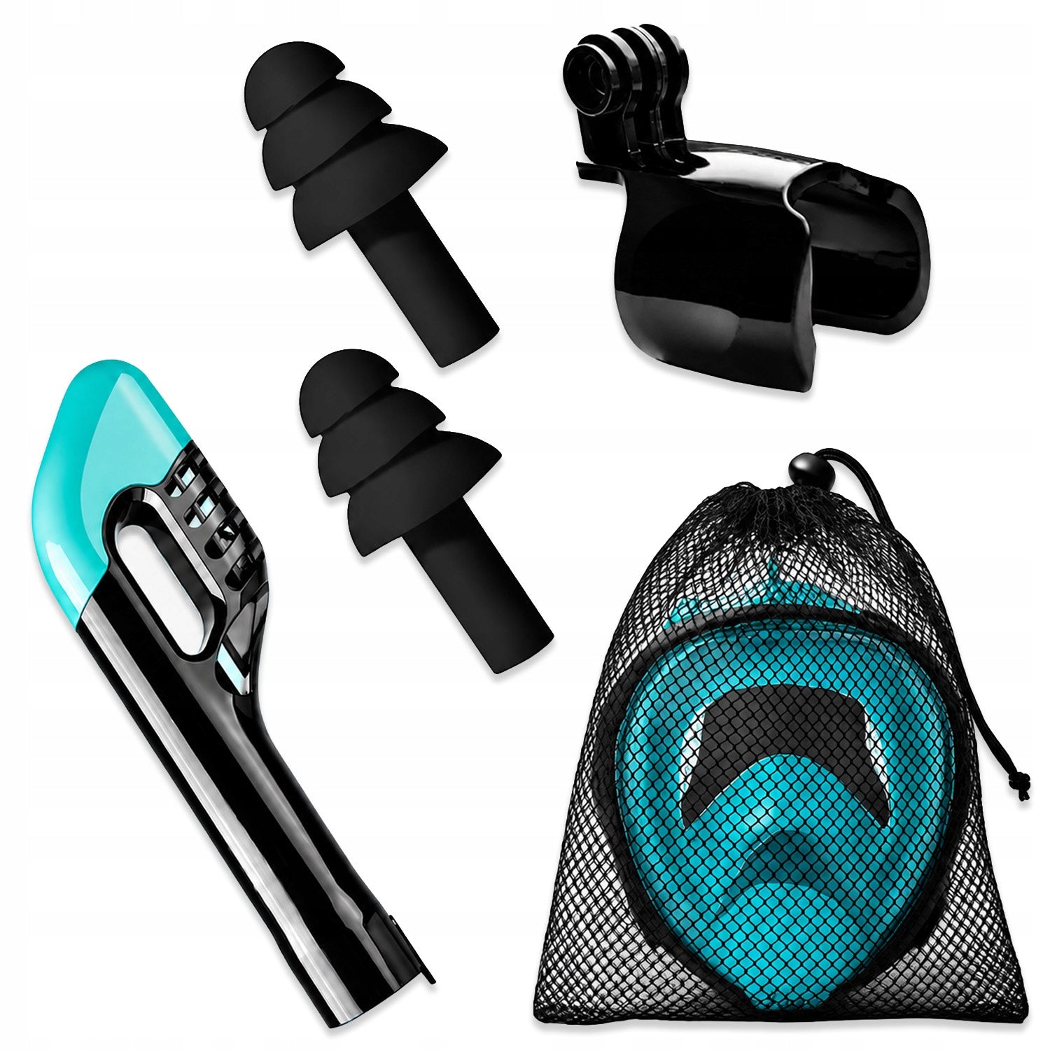FULL FACE SNORKEL MASK GOPRO FOR FULL FACE WATER Model MASKA PEŁNOTWARZOWA ANTYFOG Z RURKĄ