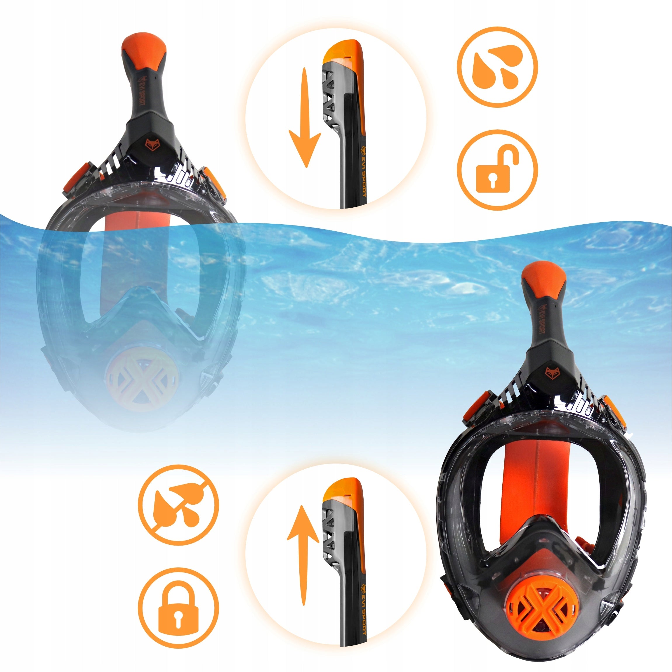 FULL FACE SNORKELING DIVING MASK DOES NOT PAIR PRO L/XL Manufacturer code SHP-1044