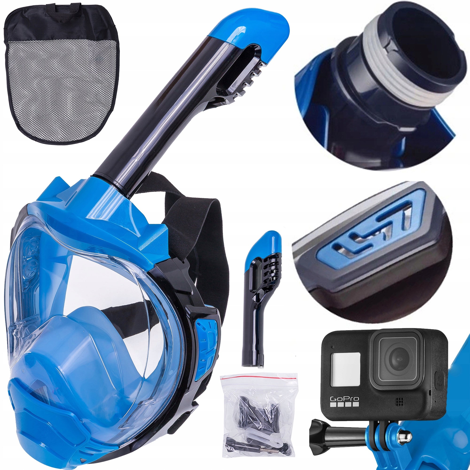 FULL FACE SNORKELING MASK FOR WATER L/XL Brand no brand