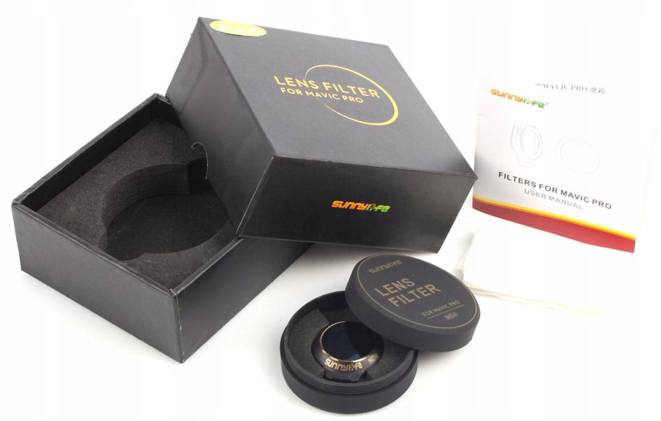 FULL GREY ND4 NDx4 FILTER for DJI MAVIC PRO Drone Packaging status original