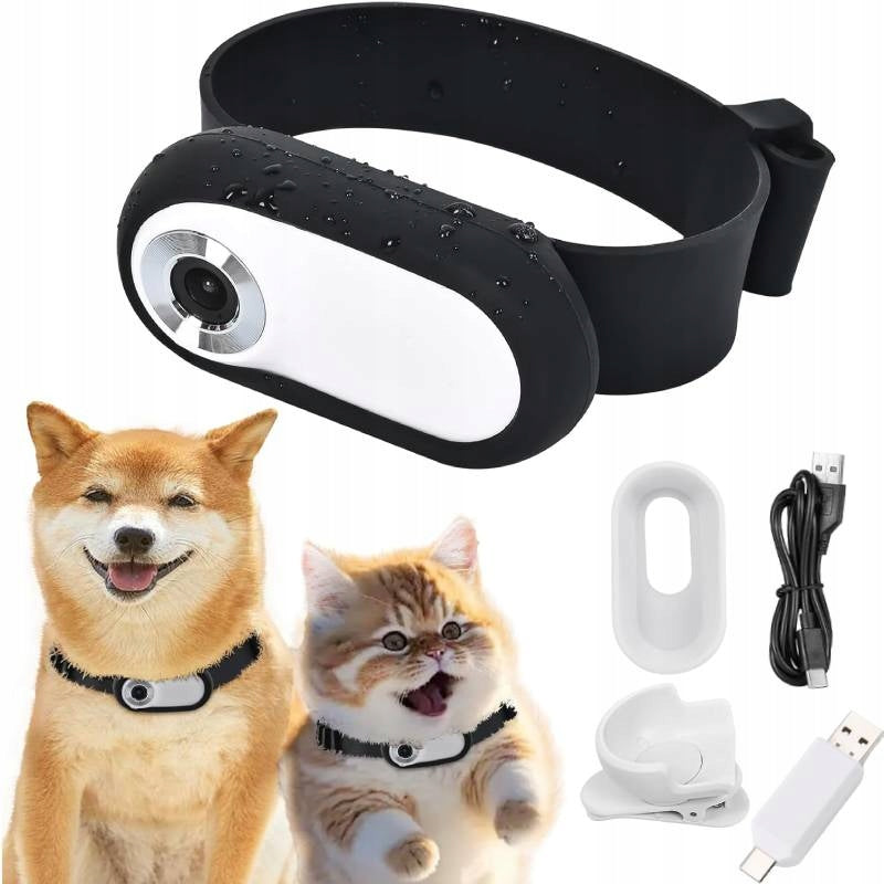 FULL HD 1080P PET COLLAR CAMERA FOR SMALL DOGS AND CATS Packaging status original
