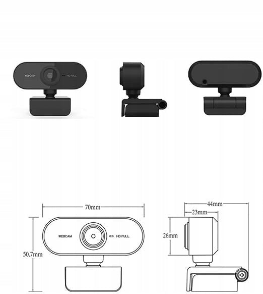 FULL HD 1080P ROTATING WEBCAM WITH USB 360° MICROPHONE FOR CALLS Brand no brand