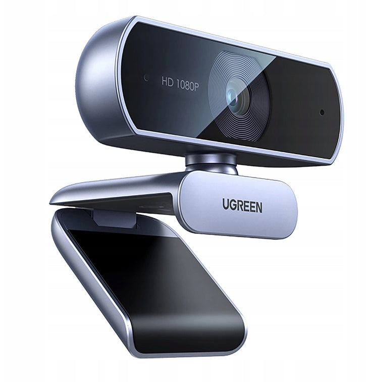 FULL HD WEBCAM WITH USB VIDEO MICROPHONES GREY