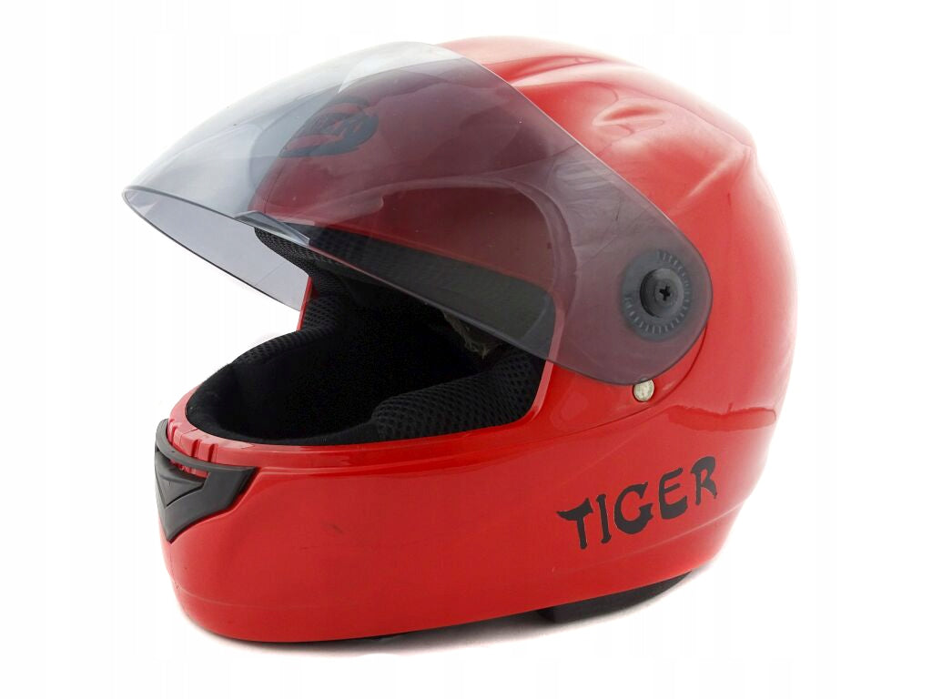 FULL INTEGRAL HELMET TIGER - RED GLOSS S Manufacturer Tiger