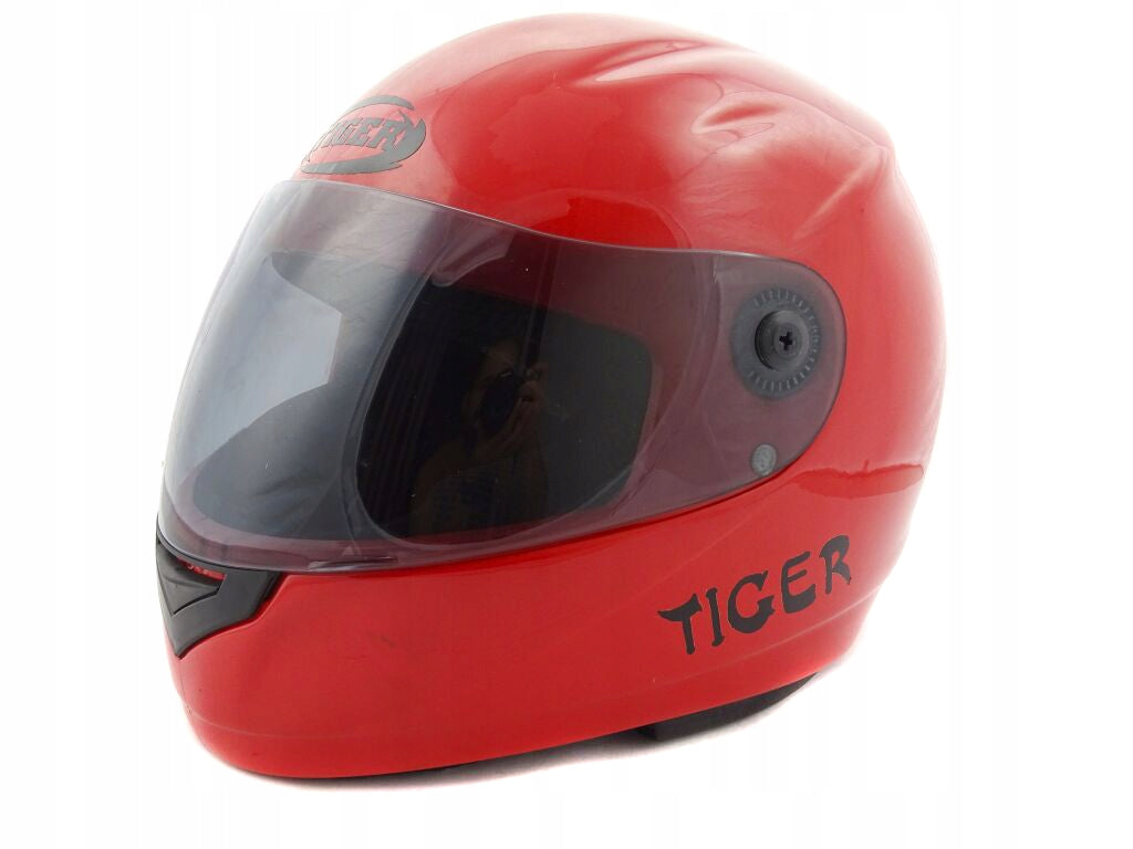 FULL INTEGRAL HELMET TIGER - RED GLOSS S