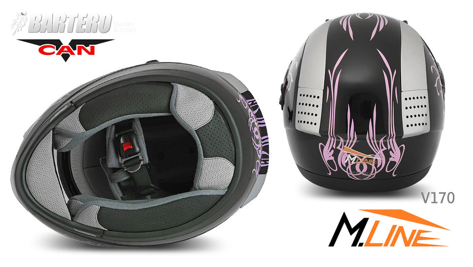 FULL INTEGRAL HELMET V170 BLACK BLEND XL Type integral/full