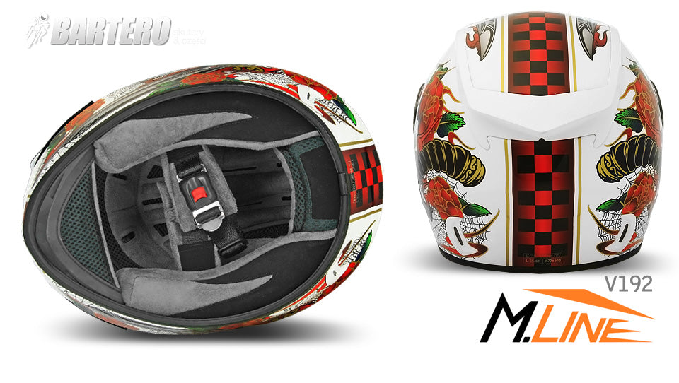 FULL INTEGRAL HELMET V192 WHITE LIA L Type integral/full