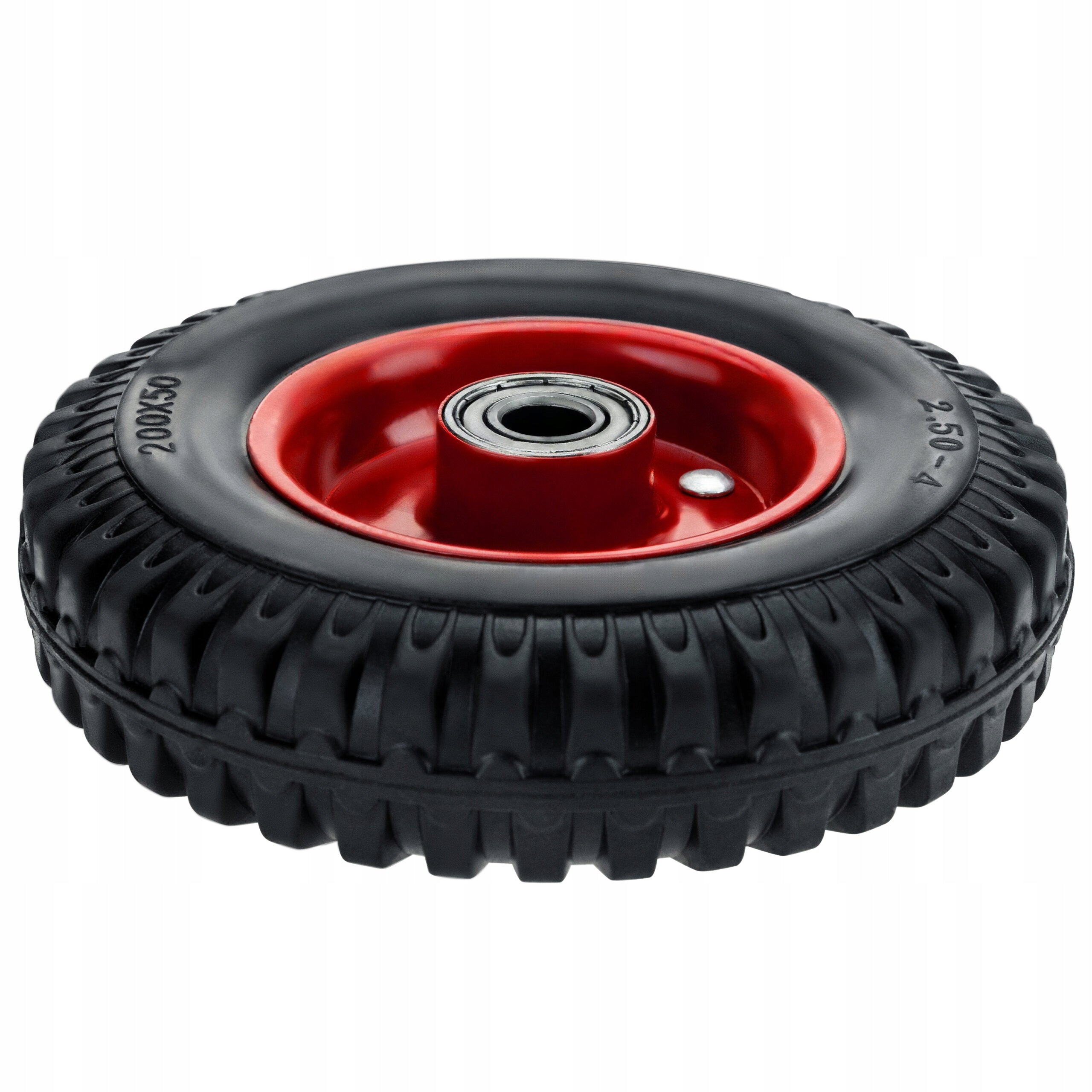 FULL WHEEL FOR LAWN MOWER WHEELBARROW 200x50 2,5x40 150KG TUBELESS IMPENETRABLE Manufacturer code Lane koło do taczki platformy bez dętkowe