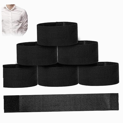 FUNERAL BAND BLACK ELASTIC HAND BAND FOR FUNERAL 10 PCS FOR HOME
