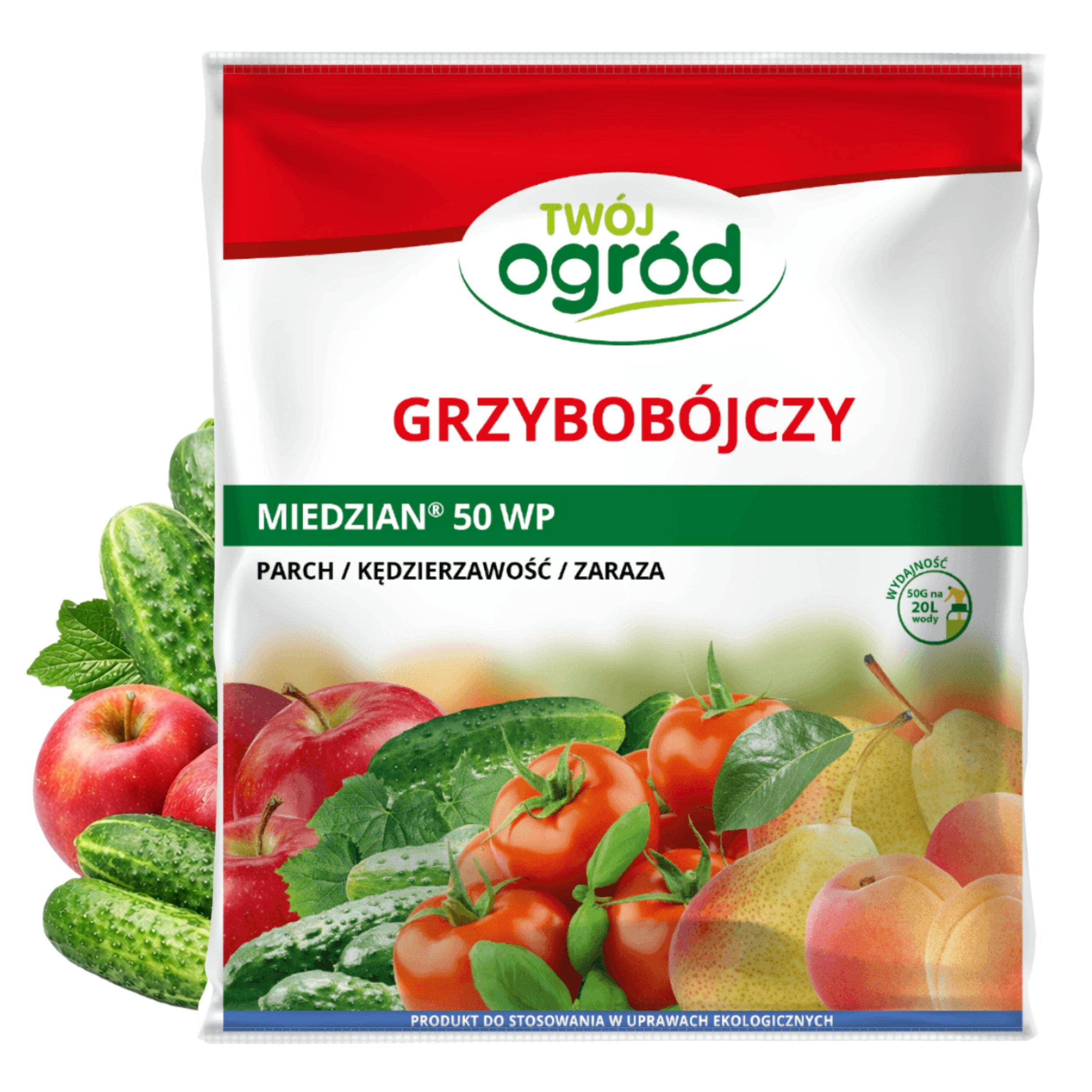 FUNGICIDAL AGENT COPPER 50WP 50g FIGHTS DISEASES OF FRUIT VEGETABLES