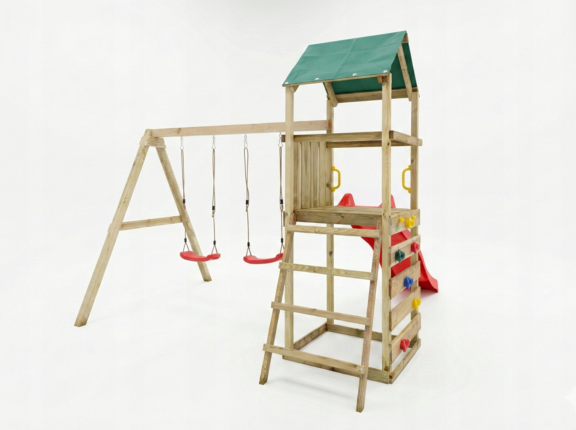FUNGOO SQUARE TOYS WOODEN GARDEN MAXPLAY 2.1 SWING X2 COTTAGE Certificates and opinions CE