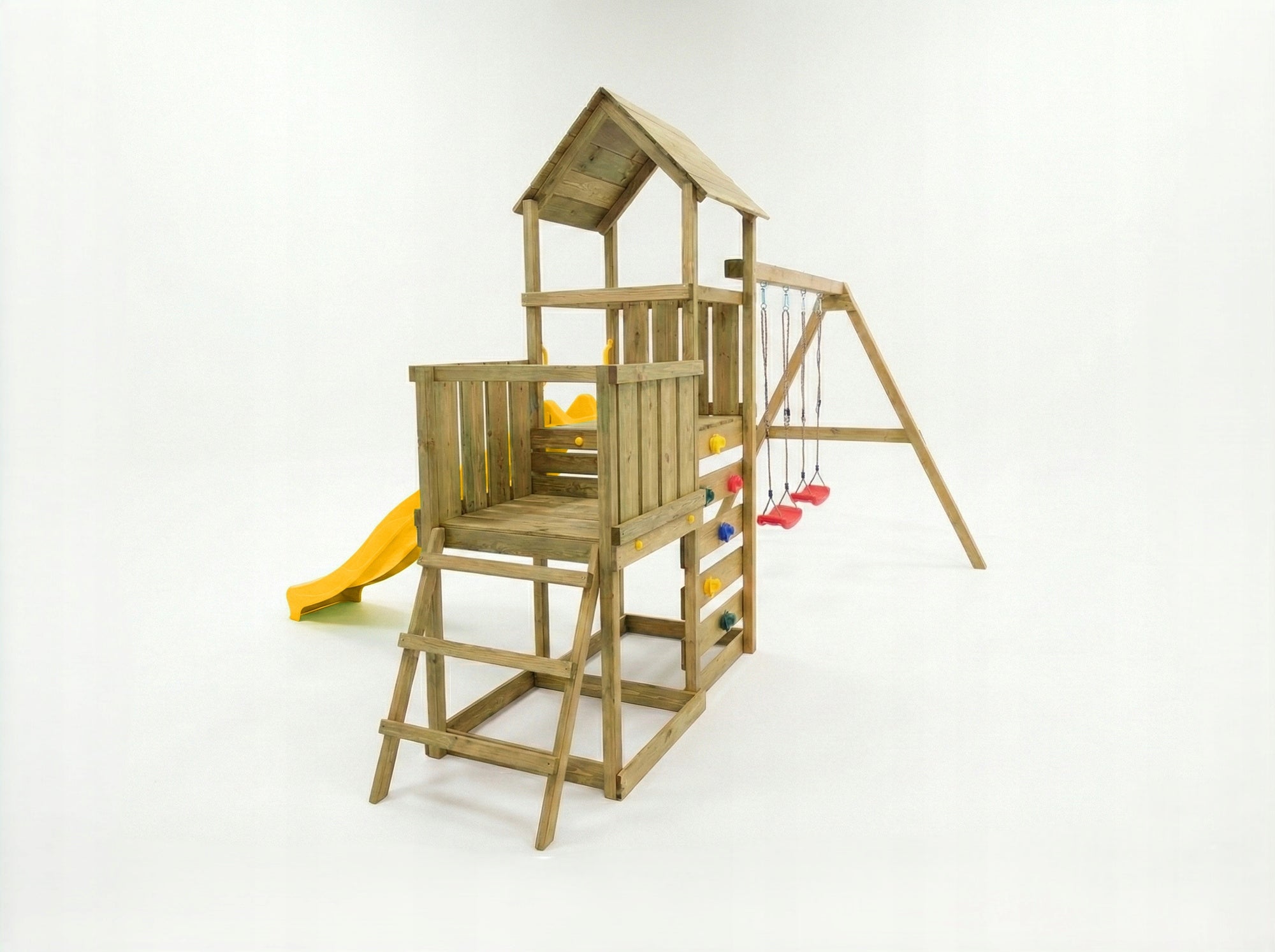 FUNGOO SQUARE TOYS WOODEN GARDEN MAXPLAY 3.2 SWING X2 COTTAGE Certificates and opinions CE