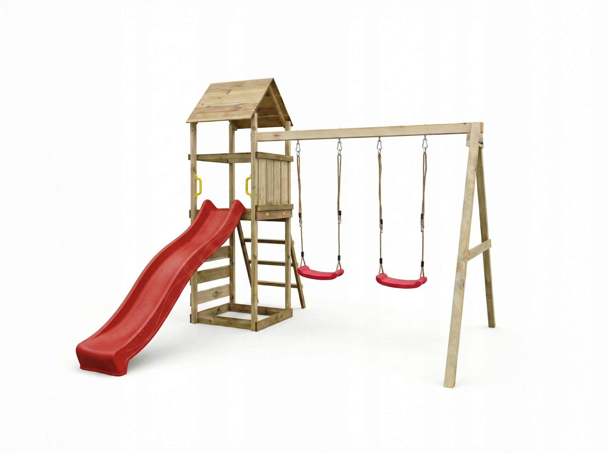 FUNGOO SQUARE TOYS WOODEN MAXPLAY 2.2 SWING X2 COTTAGE ON STILTS Kind wooden