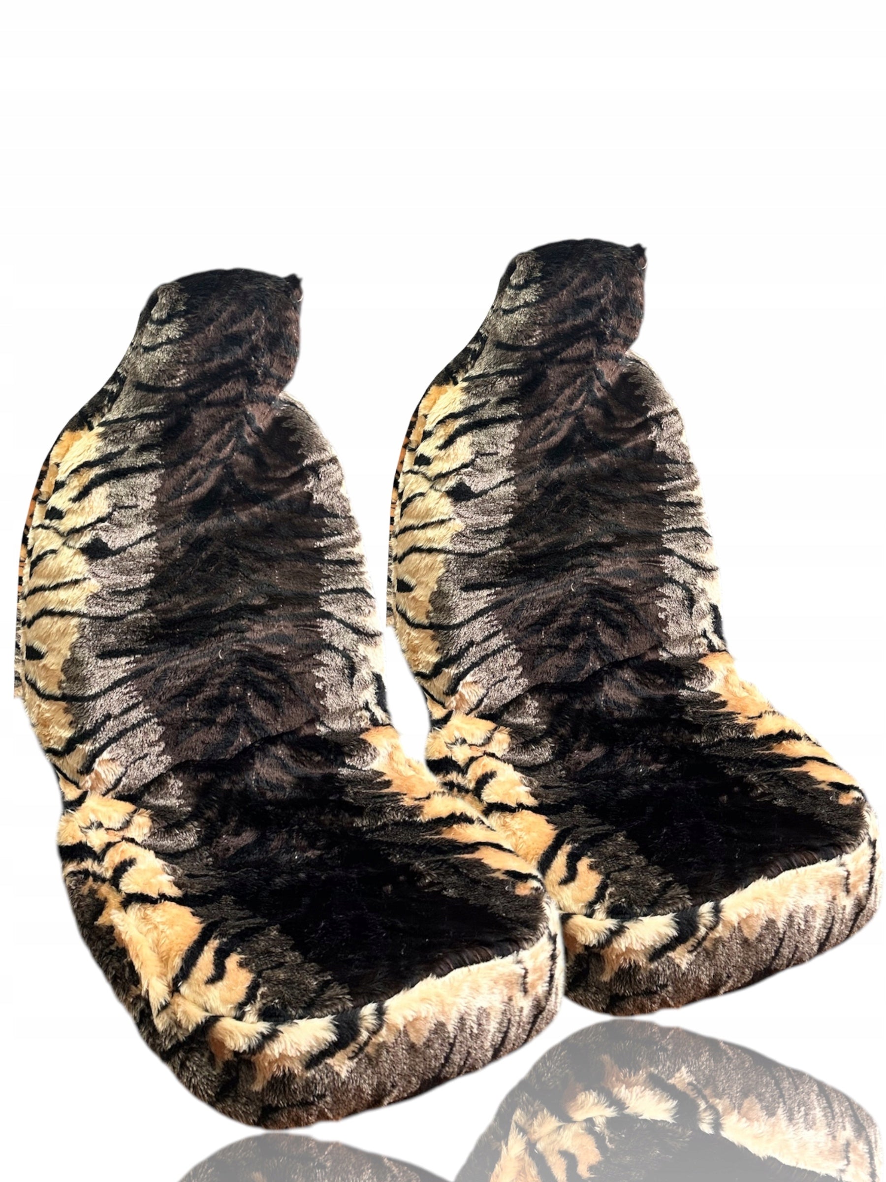 FUR COVERS FOR CAR SEATS WITH BEAR UNIVERSAL SET TBCARS Manufacturer TBcars