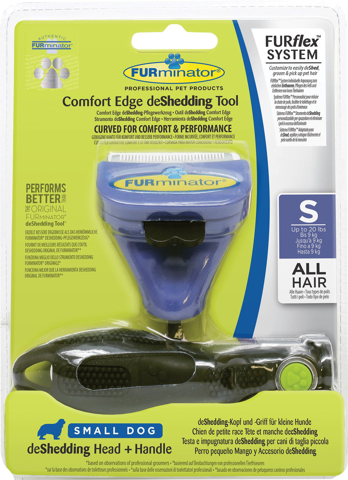 FURMINATOR Undercoat Combing Kit for Small Breed Dogs UN