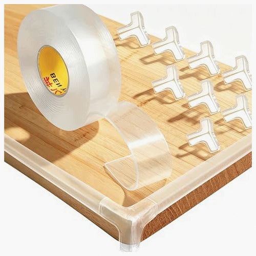 FURNITURE EDGE PROTECTION SELF ADHESIVE ACRYLIC FOR KIDS 3 metal