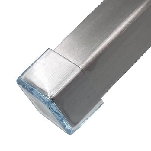 FURNITURE FEET SQUARE TRANSPARENT RUBBER 50MM SET 4PCS FOR HOME Brand no brand