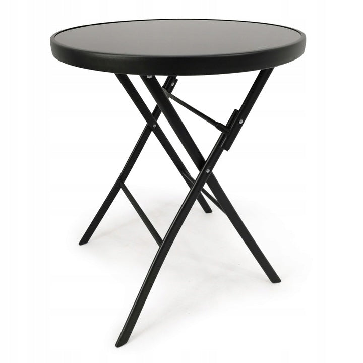 FURNITURE FOR BALCONY TERRACE FOLDING SET TASOS 2-OS 60 L BLACK Color black
