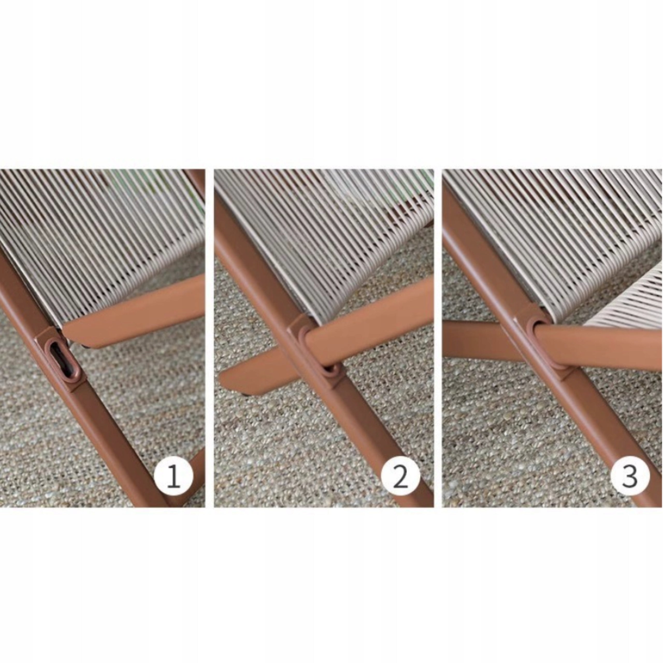 FURNITURE GARDEN SET FOLDING TABLE CHAIRS FOLDING ON TARS BALCONY 2x+1 Main material rattan
