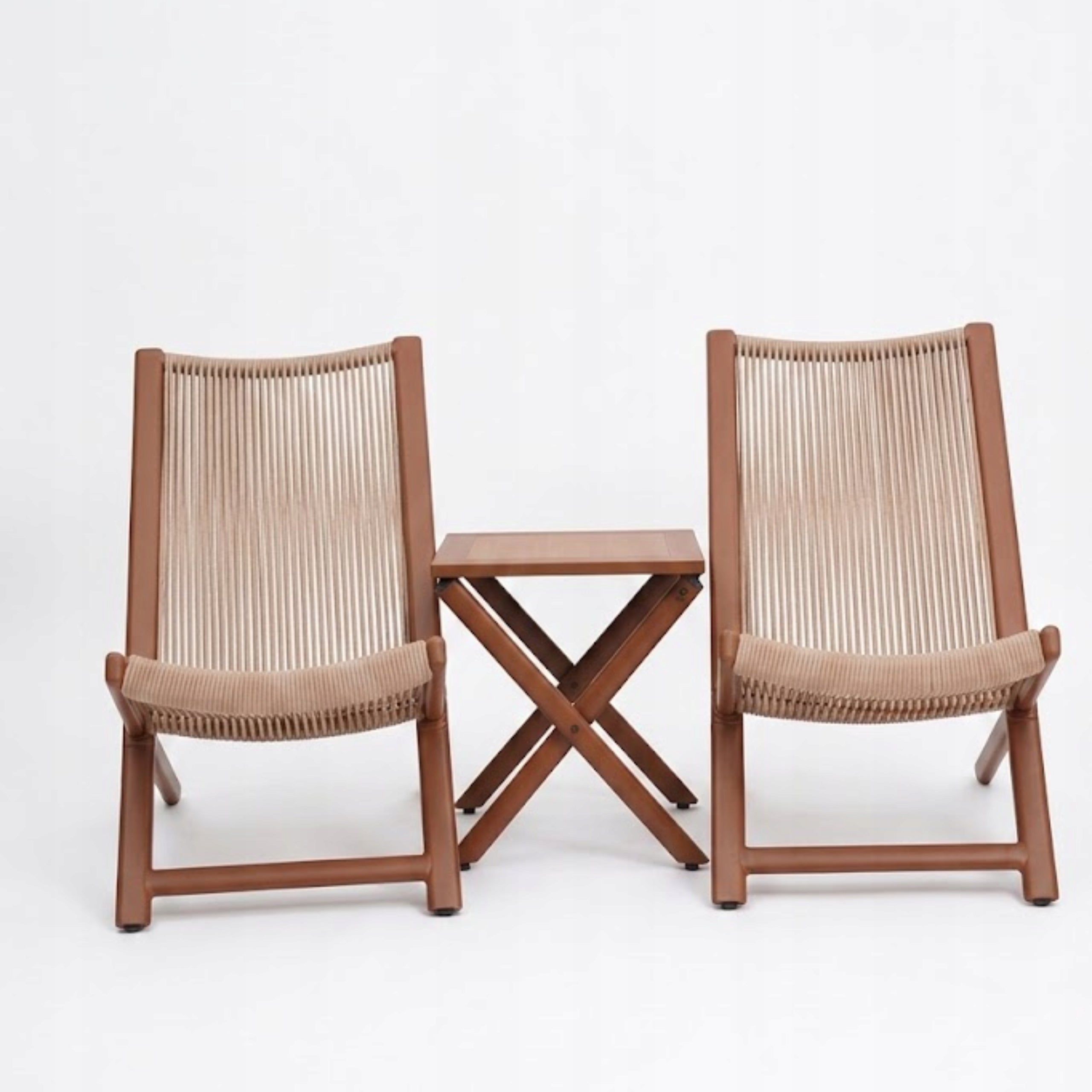 FURNITURE GARDEN SET FOLDING TABLE CHAIRS FOLDING ON TARS BALCONY 2x+1 Manufacturer eHokery