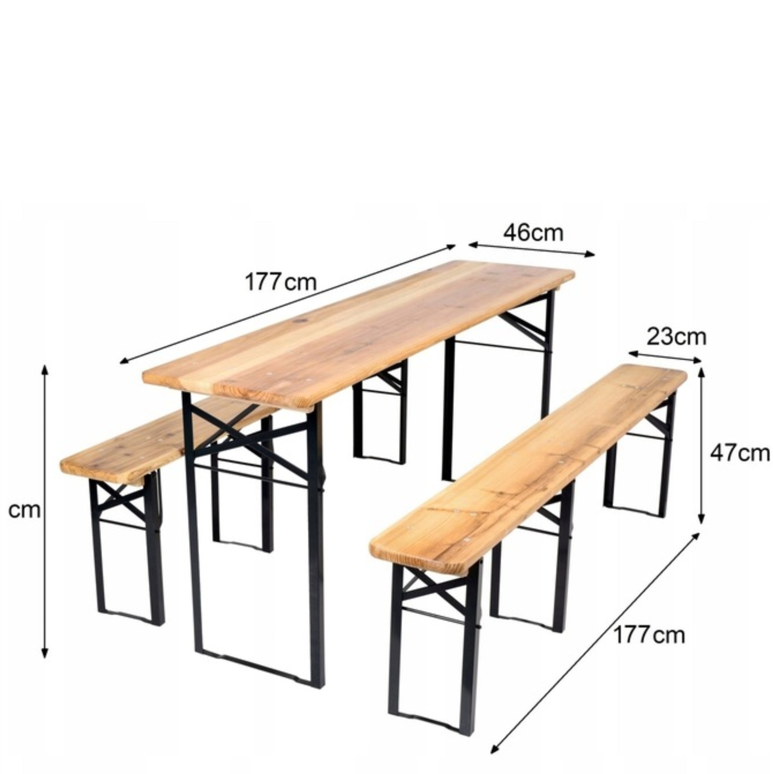 FURNITURE SET BANQUET BAR BEER CATERING FOLDING BENCH TABLE Manufacturer no brand