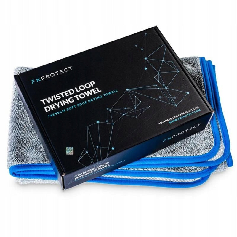 FX PROTECT _ TWISTED LOOP DRYING TOWEL 550gsm, 74x90CM FOR PAINT AND GLASS Packaging status original
