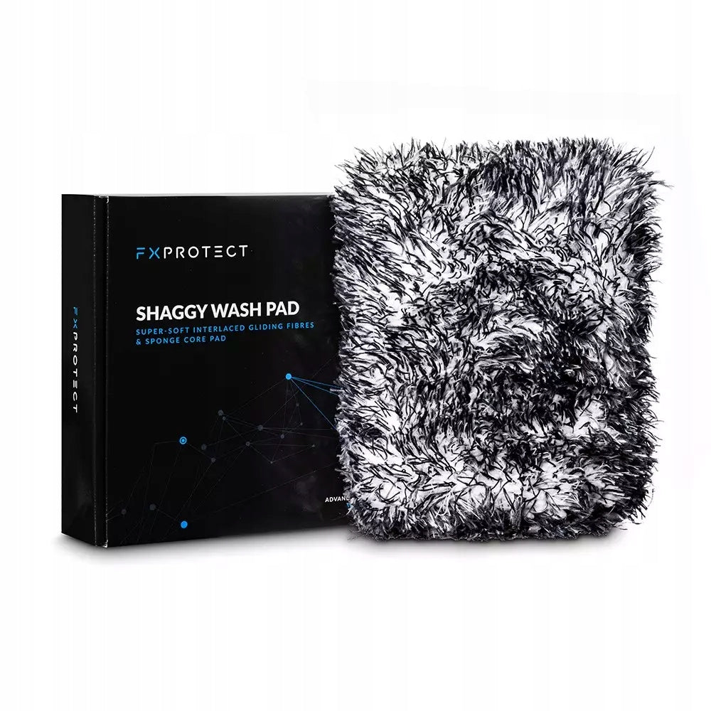 FX Protect Shaggy Wash Pad Black and White