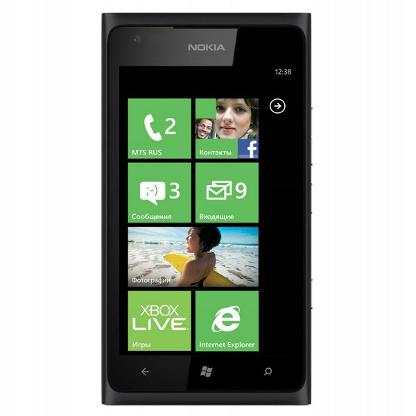 Fab. NEW NOKIA 900 LUMIA 3G ( BLACK ) ORIGINAL ( SET )