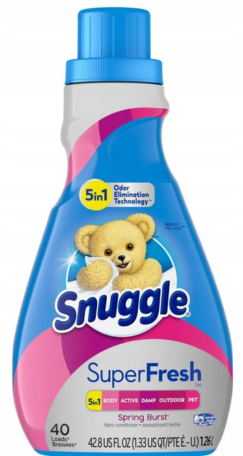 Fabric Rinsing Liquid 40 Rinses Snuggle Super Fresh Spring Burst 1,26l