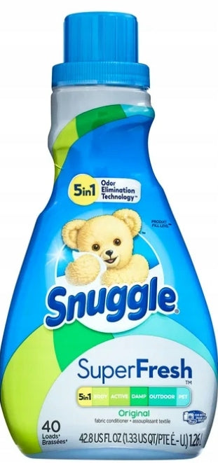 Fabric Rinsing Liquid Clothes 40 Rinses Snuggle Plus Super Fresh 1,26l