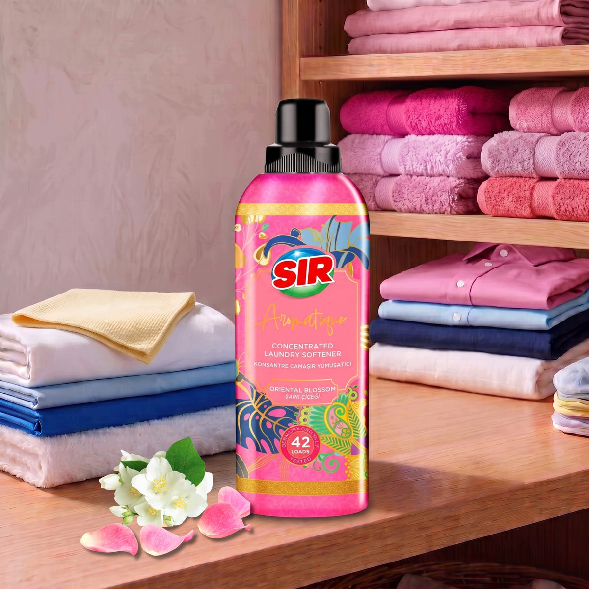 Fabric Rinsing Liquid Perfumed SIR Softening Turkish 750ml Packaging status original