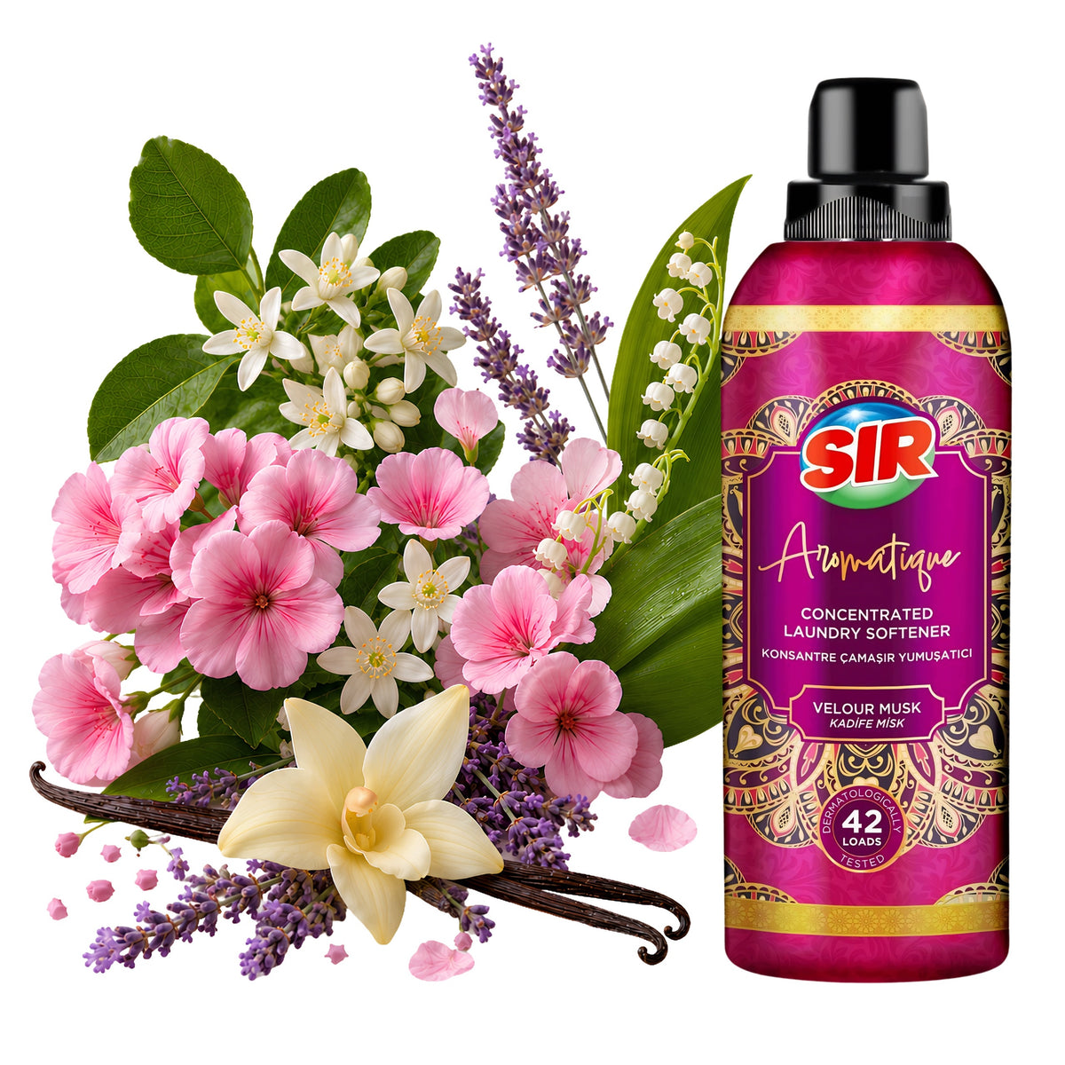 Fabric Rinsing Liquid SIR Softening Universal Turkish Aromatique