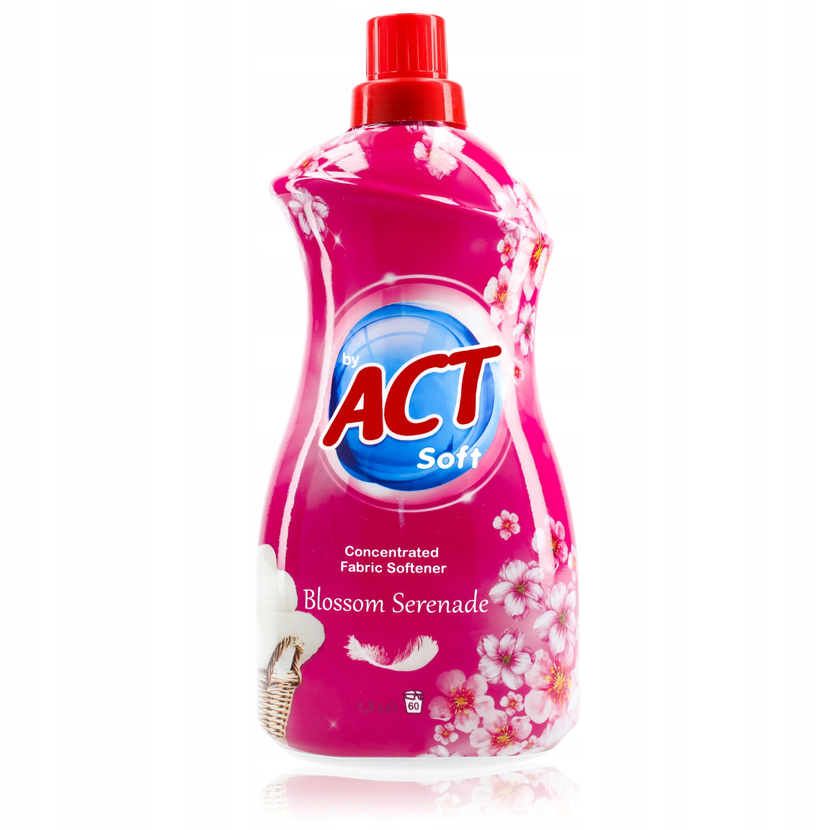 Fabric Rinsing Liquid Softener Concentrate ACT Soft 60 Washes 1,5 L