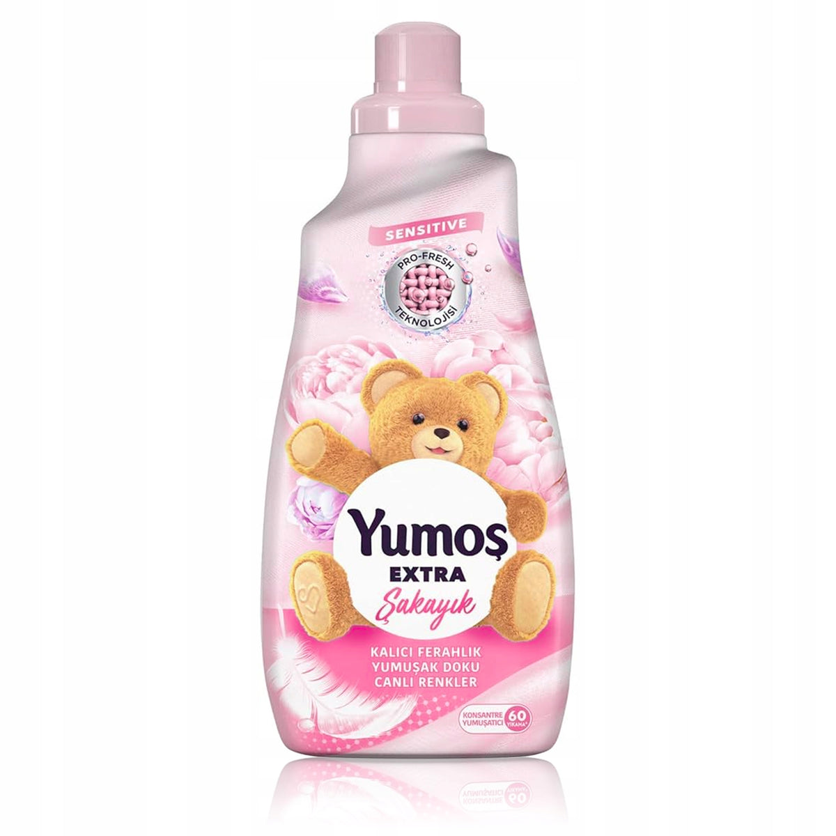 Fabric Rinsing Liquid Softening Concentrate Yumos Extra Peony 1,44 L