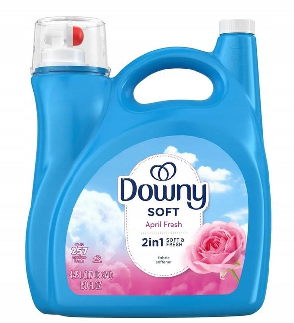 Fabric Softening Rinse Liquid 257 Rinses Downy April Fresh 4,45l