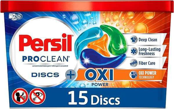 Fabric Washing Capsules Persil Pro Clean OXI Power 15 Pieces
