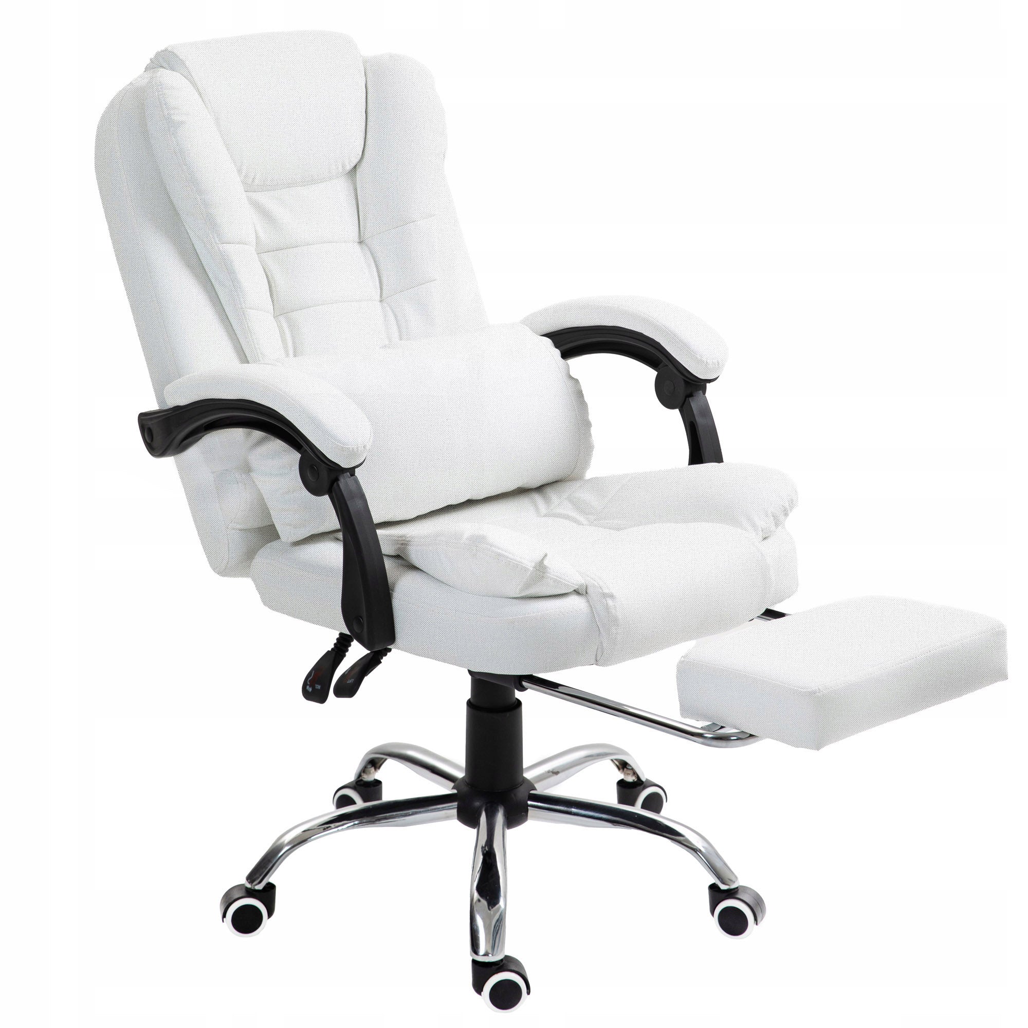 Fabric office chair footrest GIOSEDIO NBR002 WHITE